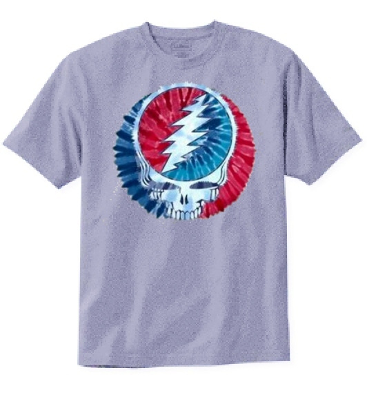 Grateful Dead - Steal Your Dye Gray T Shirt